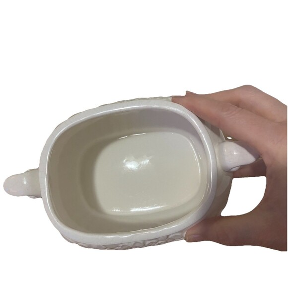 Vintage Himark White Ceramic Small Daisy Soup Tureen With Lid Made In Japan - Picture 12 of 16